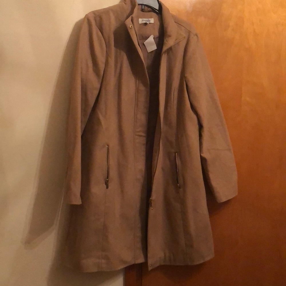 Beige wool coat